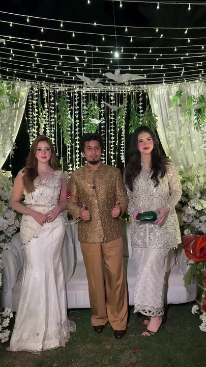 Pakistani TikTokers in one frame jannat Mirza, alina amir, sid rapper