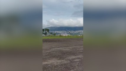 A small plane crashes while attempting to take off in Venezuela, leaving two dead