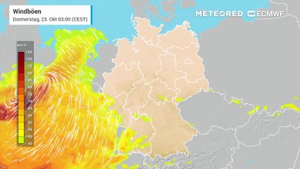 Sturmwarnung für viele Regionen in Deutschland - heute zieht das Orkantief Joshua vorbei!
