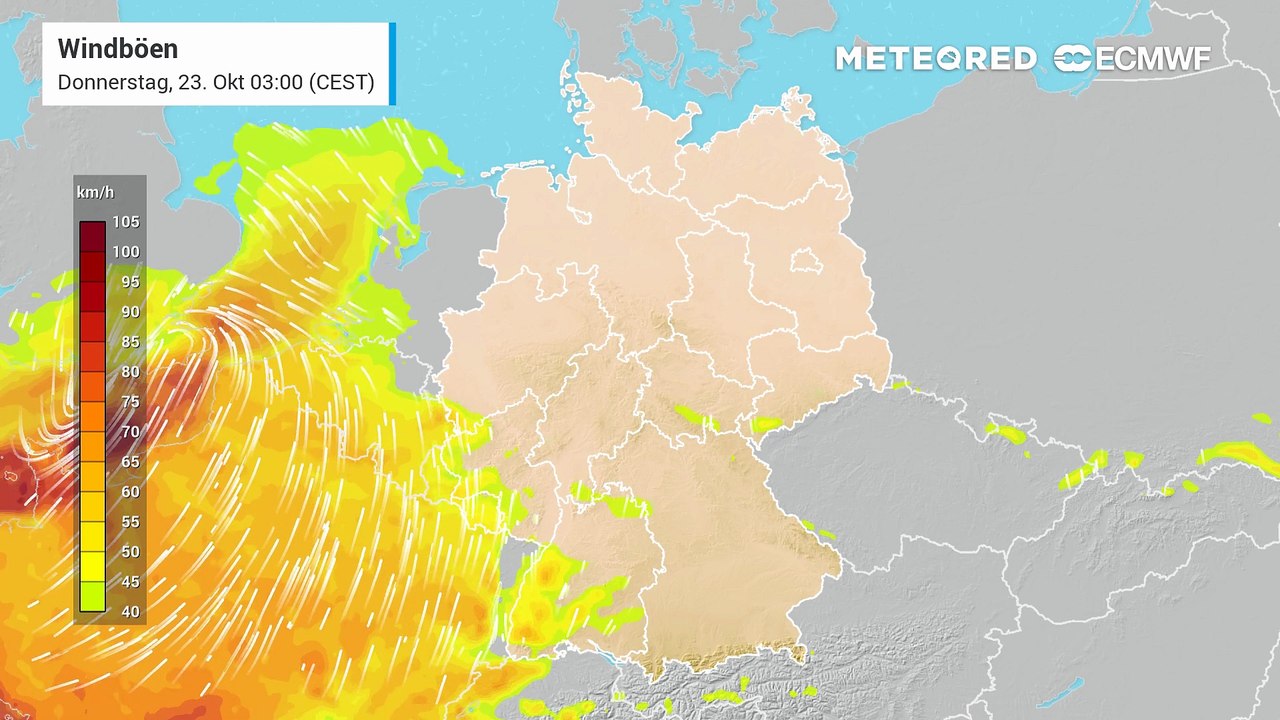 Sturmwarnung für viele Regionen in Deutschland - heute zieht das Orkantief Joshua vorbei!