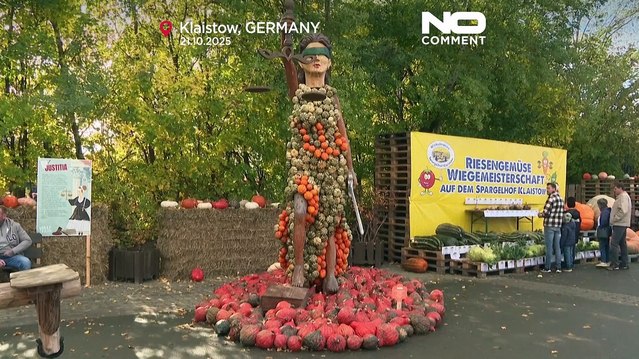 Las calabazas, protagonistas del mayor festival de otoño de Alemania