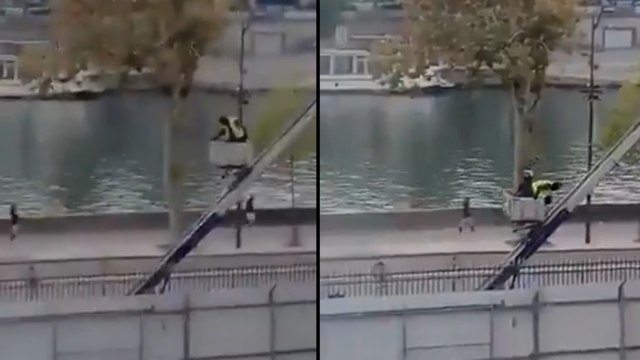 Nuevo vídeo del robo en el Louvre de los ladrones huyendo tras hacerse con las joyas