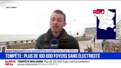 Tempête Benjamin: des rafales allant jusqu'à 161 km/h enregistrées cette nuit