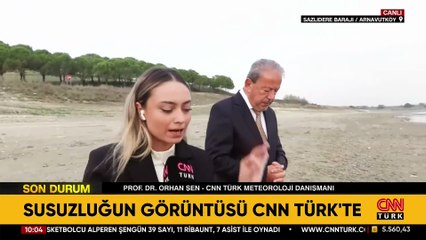 CNN TÜRK drone kamerası görüntüledi! İstanbul’da endişelendiren görüntü: "Susuzluk kapıda, tedbir şart!"