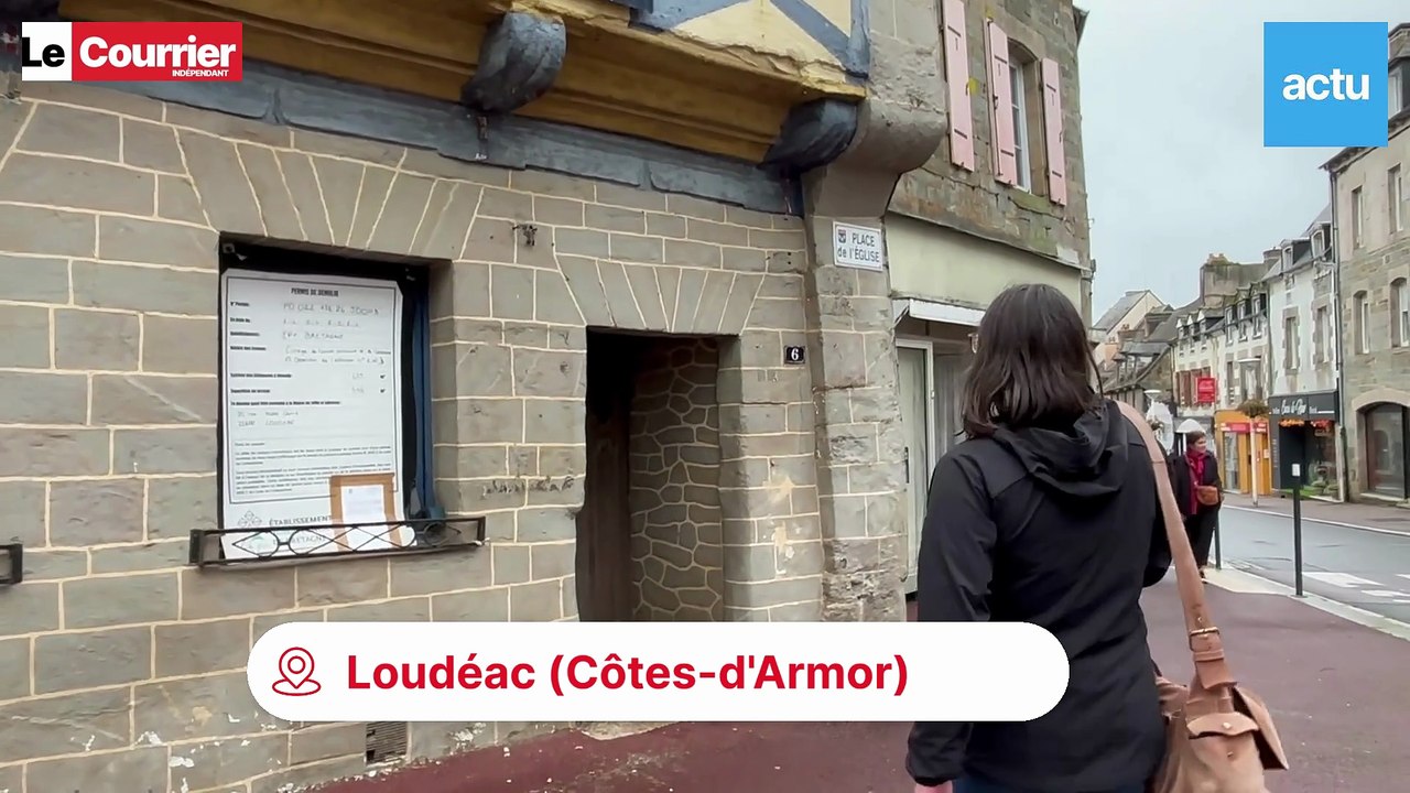 Loudéac : dernières images de l'ancienne auberge du Cheval Blanc, fermée depuis 2014