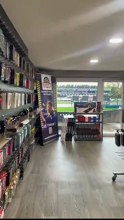 Inside Preston's new dart shop