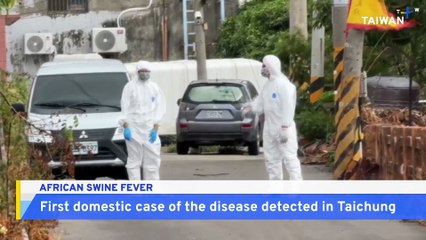 First Suspected Case of African Swine Fever in Taiwan Detected in Taichung