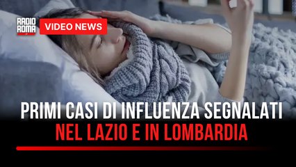 Primi casi di influenza segnalati nel Lazio e in Lombardia