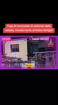 Fuga di monossido di carbonio dalla caldaia, trovata morta un'intera famiglia
