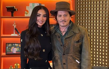 لقاء يجمع نور الغندور وجوني ديب في أسبوع الرياض للأزياء