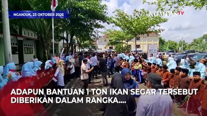Menteri KKP Berikan Bantuan Ikan 1 Ton untuk Santri di Nganjuk: Harapannya Nanti Bisa Sebulan Sekali