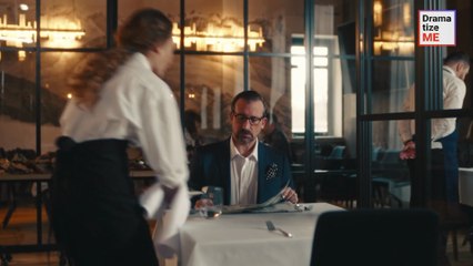 RICH MAN MOCKS YOUNG WAITRESS