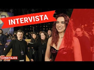 Dua Lipa: intervista alla cantante e attrice alla Word Premiere di Argyll