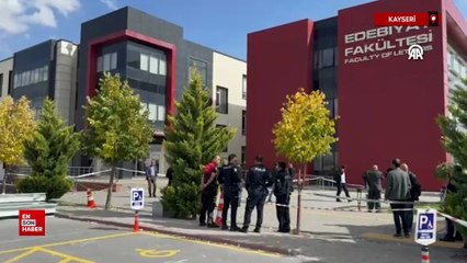 Kayseri'de eski eşi tarafından vurulan üniversite öğrencisi kadın ağır yaralandı