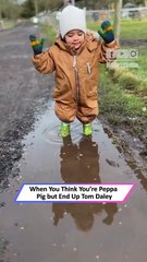 Toddler Learns the Hard Way After a Jump Goes Hilariously Wrong!|| Heartsome 💖