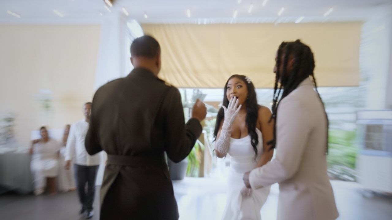 Soldier Surprises Sister At Her Wedding On Dancefloor