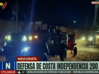 Ejercicio de Defensa de Costa Independencia 200 se despliega en diversos puntos de Nueva Esparta