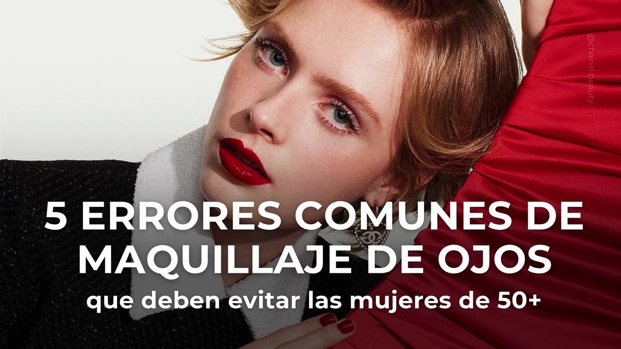 5 errores comunes de maquillaje de ojos que deben evitar las mujeres de 50+