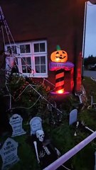 Halloween decorations for Cancer Research UK SF Oct 22 2025
