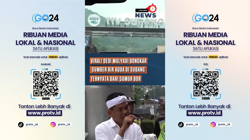 Viral! Dedi Mulyadi Bongkar Sumber Air Aqua di Subang Ternyata dari Sumur Bor (LS)