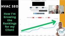 HVAC SEO Keyword Growth for My Client