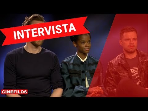 Avengers: Infinity War, Tom Hiddleston Sebastian Stan e Letitia Wright