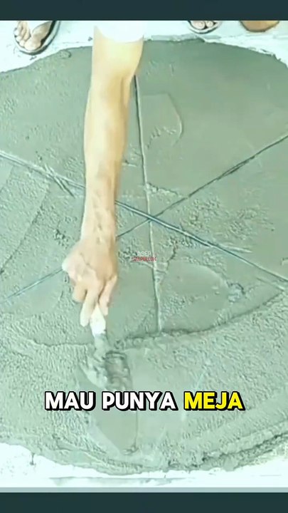 Cara Bikin Meja Semen Super Kuat & Estetik | DIY Meja Beton Anti Retak!