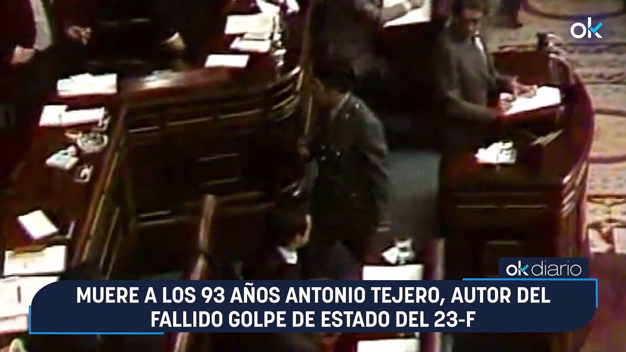 Muere a los 93 años Antonio Tejero, autor del fallido golpe de Estado del 23-F