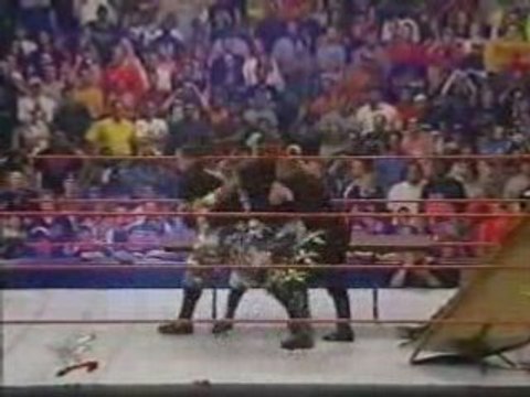 Road Dogg and X-Pac vs. The Dudley Boyz Tables Match Part 2