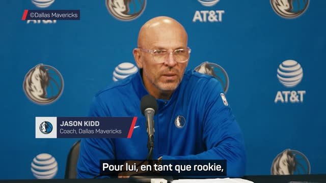 Mavericks - Jason Kidd salue la maturité du rookie Cooper Flagg malgré la défaite