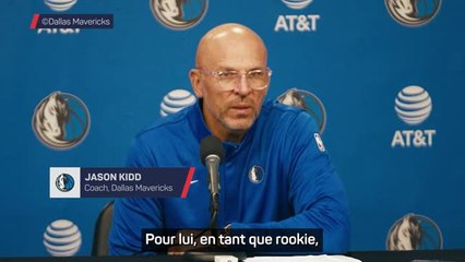 Mavericks - Jason Kidd salue la maturité du rookie Cooper Flagg malgré la défaite