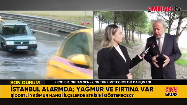 Meteoroloji harita paylaştı, Prof. Dr. Orhan Şen'den İstanbul'a kuvvetli sağanak yağış uyarısı geldi: Risk yüksek!