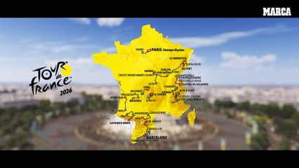 Así es el recorrido del Tour de Francia 2026