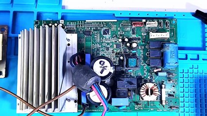 Dc inverter ac pcb IC ULN2003 and Relay testing E5 F1 E6 error code  inverter ac pcb training center #545