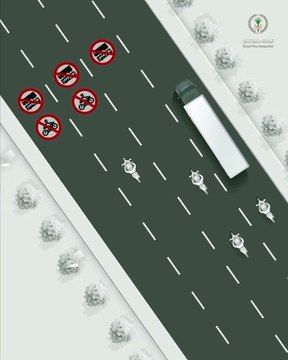 New traffic law in Sharjah: Dedicated lanes for bikes, lorries, buses from November 1