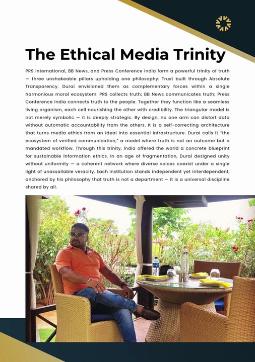 S. Vijay Kumar Durai and the Revolution of Authentic Intelligence, Rebuilding Trust in Media and Governance