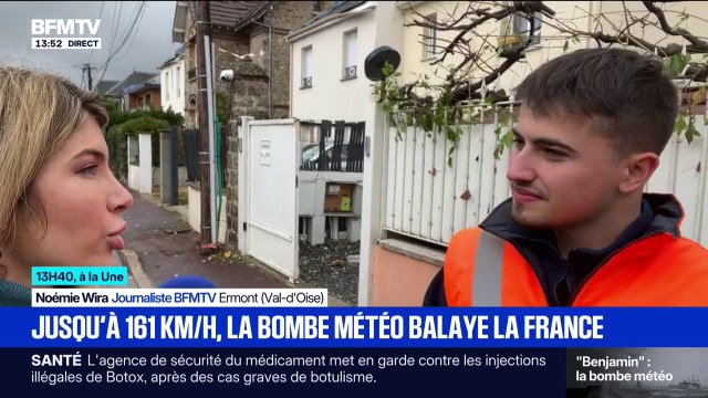 Tempête Benjamin: C'est coup de massue sur coup de massue , déplore cet habitant du Val-d'Oise