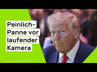 Donald Trump: Peinlich-Panne vor laufender Kamera - Trump scheitert an Botschafter-Namen