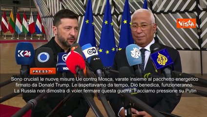 Zelensky al Consiglio Ue: Cruciali nuove sanzioni alla Russia, un cessate il fuoco è possibile