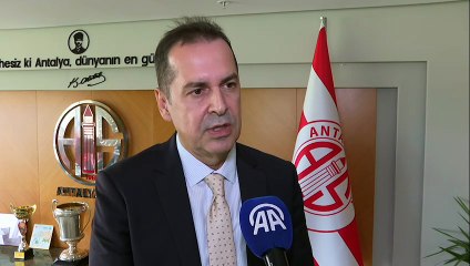 Antalyaspor Başkanı Rıza Perçin: Bütün tribünlerde biletleri 7 lira yaptık