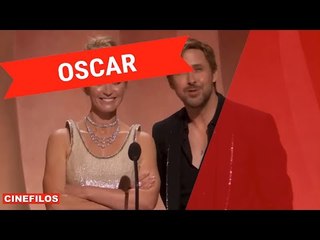 Emily Blunt e Ryan Gosling "litigano" agli Oscar 2024 per Barbenheimer