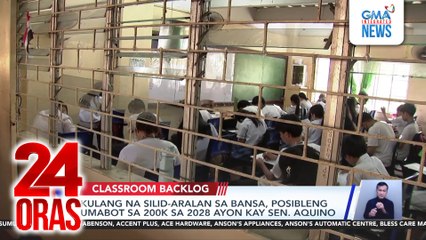 Kulang na silid-aralan sa bansa, posibleng umabot sa 200k sa 2028 ayon kay Sen. Aquino | 24 Oras