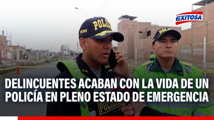 Delincuentes acaban con la vida de un policía en pleno estado de emergencia: "No ha sido un robo ni ajuste de cuentas"