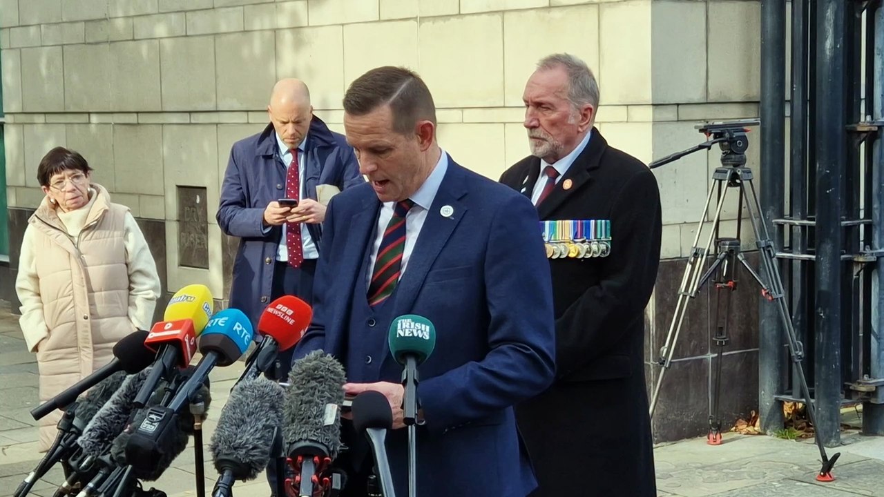 Northern Ireland Veterans Commissioner speaks after Soldier F is acquitted on Bloody Sunday charges.