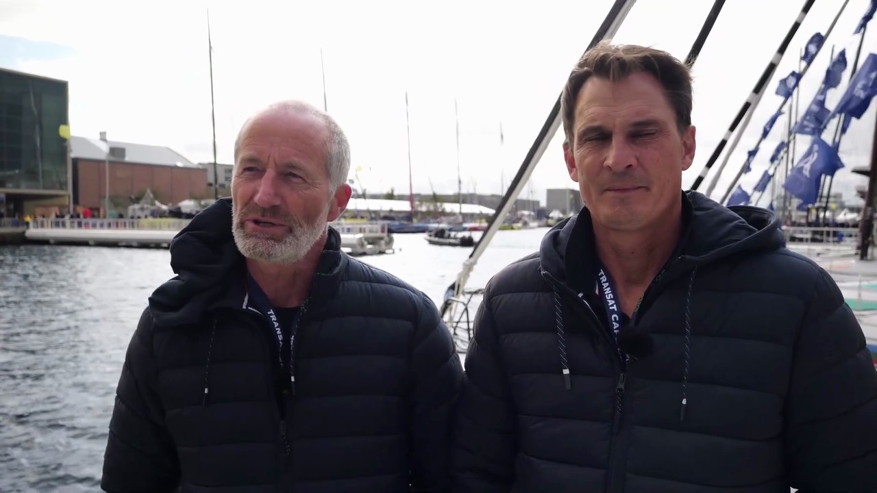 TRANSAT CAFÉ L'OR Le Havre Normandie 2025 - Interview avec Alexandre Le Gallais & Michel Desjoyeaux I CLASS40 TRIMCONTROL