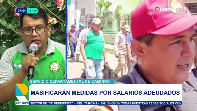 Trabajadores del SEDCAM exigen pago de salarios atrasados