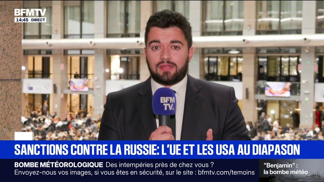 Sanctions américaines et européennes contre la Russie: "C'est un bon signal envoyé", assure Volodymyr Zelensky