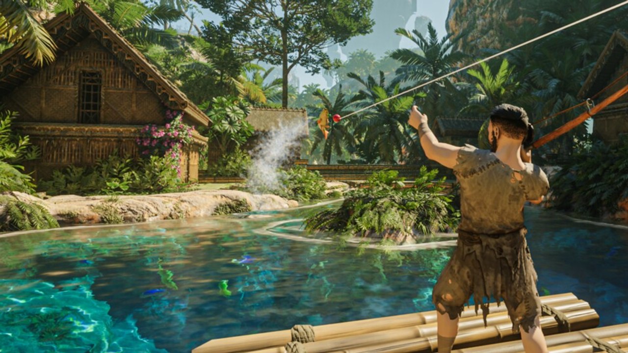 Im Survival-Spiel Enshrouded könnt ihr Capybaras zähmen und angeln - das und mehr kommt im Wasser-Update »Wake of the Water«