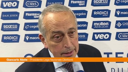 Abete "Mondo dilettanti in crescita ma anche obblighi e difficoltà"