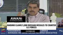 Maduro claims 5,000 Russian missiles to counter U.S forces